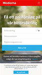 Mobile Screenshot of modernaforsakringar.se